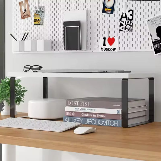 Simple storage rack Notebook computer stand desktop computer screen desktop elevated desktop storage and storage pad elevated
