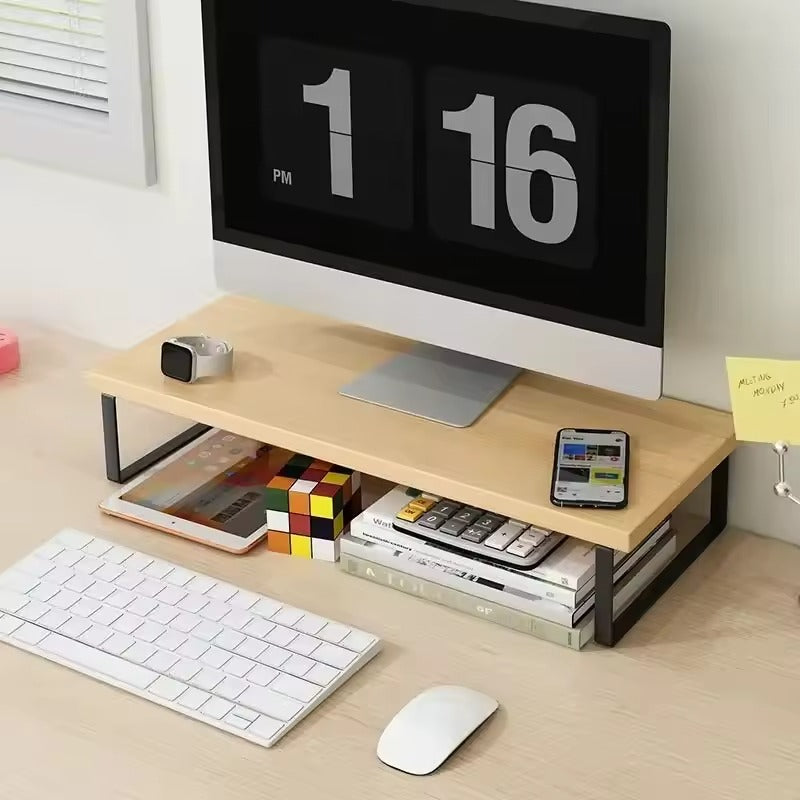 Simple storage rack Notebook computer stand desktop computer screen desktop elevated desktop storage and storage pad elevated