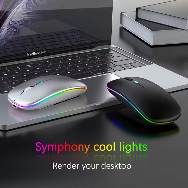 Silent Bluetooth Mouse Rechargeable Wireless Computer Laptop Optical Mouse for iPad Samsung Tablet Universal Mice Noiseless